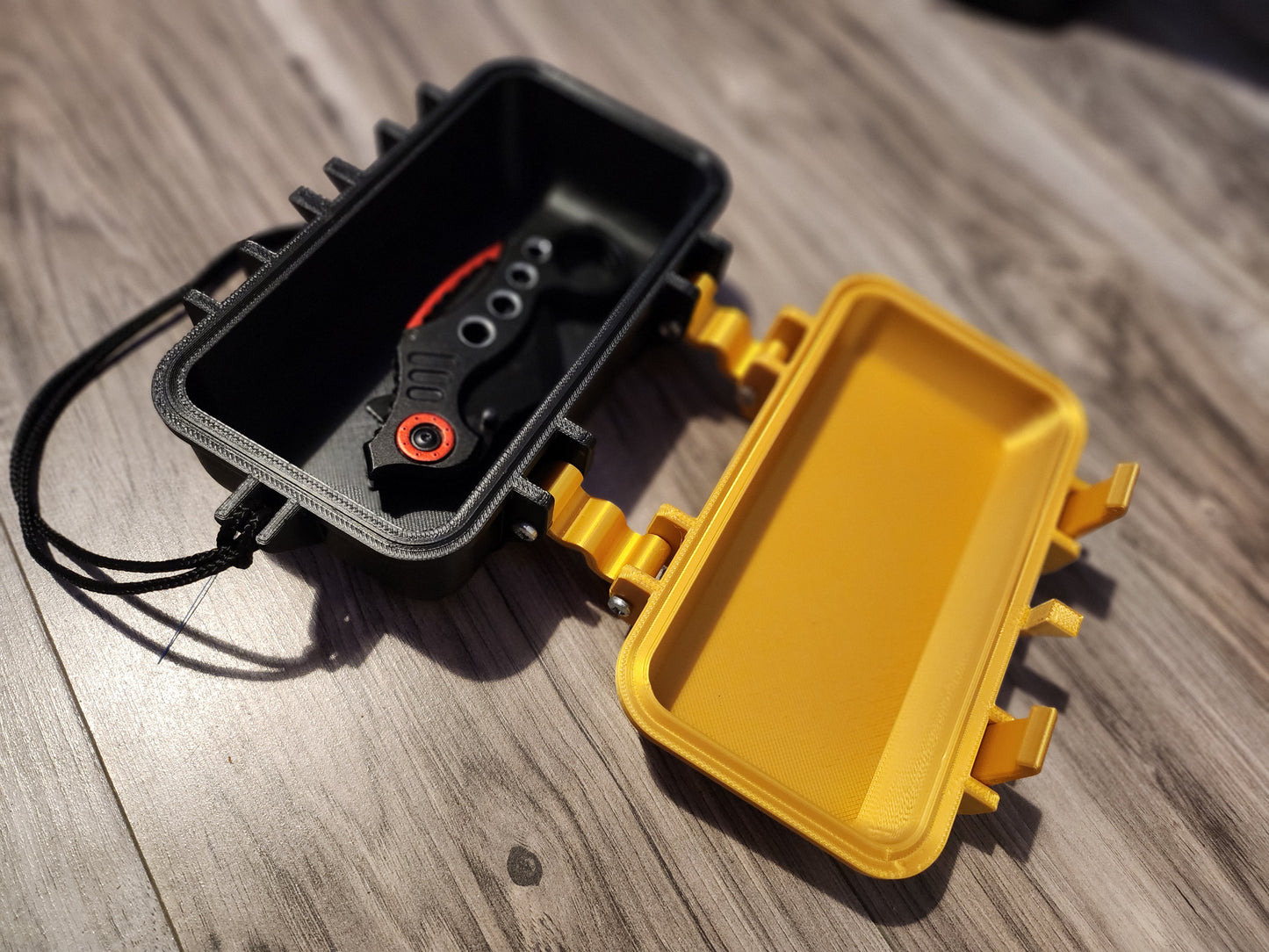 Storage Box With Lanyard