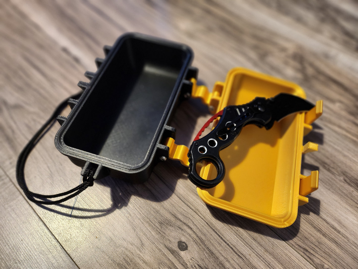 Storage Box With Lanyard