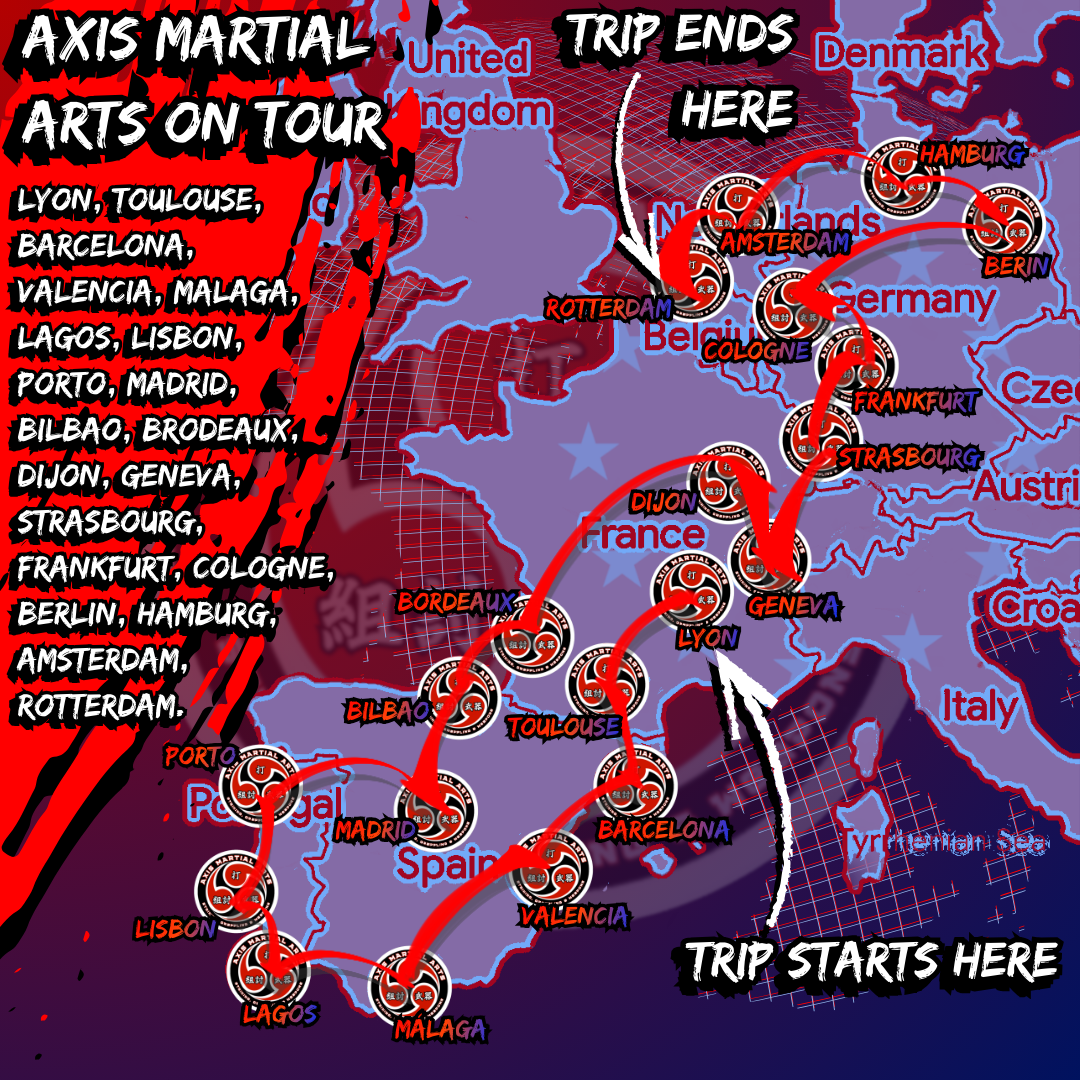 Axis Martial Arts 軸武道 Western Europe Tour 2025 - 2026